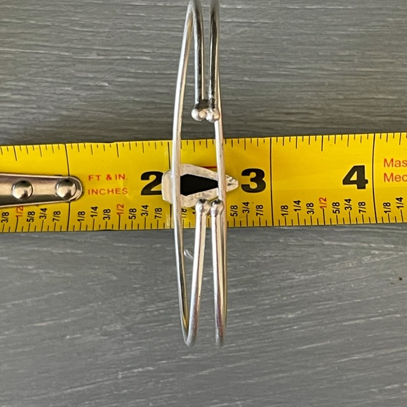 🌟 Black Onyx Sterling Silver Bracelet - Picture 7 of 9